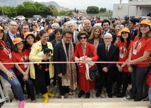 taglio del nastro di inaugurazione del Campus "Cutino" Palermo Talassemia